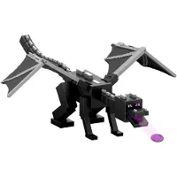 Minecraft Aanval met Drakenadem van de Enderdraak Actiefiguur met 10 schijven