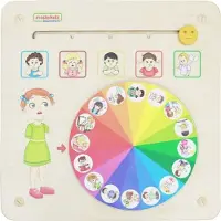 Masterkidz Educatief Bord Emoties leren Emoties beheren Montessori - UNI