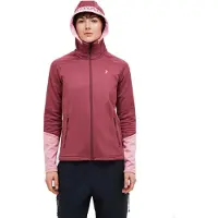 Peak Performance - Dames fleeces - W Rider Essentials Zip Hood Vertical Zenit voor Dames - Maat M - Bordeauxrood