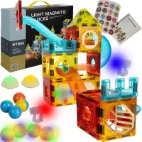 Kruzzel Magnetische speelbaan Kuličková, 75 onderdelen