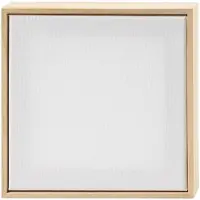 Creativ Company Gespannen Canvas met Lijst 15,8 x 15,8 cm 280 gr 10 Stuks Wit