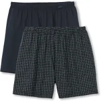 Calida Boxershorts nachtblauw / wit