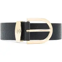 Armani Exchange Dames Tongriem zwart (90cm), Casual, Leer XW002619AF22693UC001