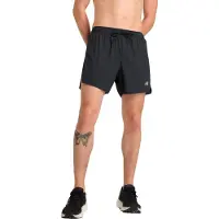 New Balance - Trail / Running kleding - RC Ultra Light Split Short 5" Black voor Heren van Gerecycled Polyester - Maat L - Zwart