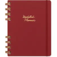 Moleskine Ongedateerde Spiral Planner - XL - Kers