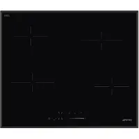 Smeg Vitrokeramische Kookplaat SE464TB