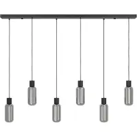 Eglo Hanglamp Maione Zwart 6xe27