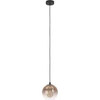 Eglo Ariscani 1 Hanglamp - E27 - Ø 20 cm - Zwart/Koper