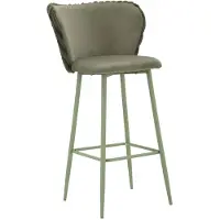 Mauro Ferretti Barkruk Alaska -b- Green Set 2 Pcs 55×58×106 cm
