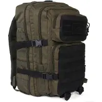 Mil-Tec - US Assault Pack Large Olijfgroen / Zwart