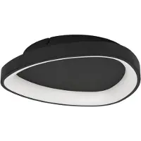 Eglo Moderne led plafondlamp Loretello zwart - Ø 35cm