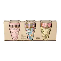Rice - Melamine Cups with Bon Vivant Prints - Small - 160 ml