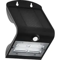 Eglo 900255 Lamozzo Solar Wandlamp Kunststof Zwart - 3,2W/440LM/3000+4000K