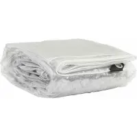 vidaXL Transparante zeildoek met oogjes, 5x6 meter, PVC