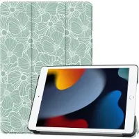 IMoshion Design Trifold Bookcase voor de Apple iPad 9 (2021) 10.2 inch / iPad 8 (2020) 10.2 inch / iPad 7 (2019) 10.2 inch - Botanica