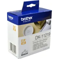 Brother Etiket DK-11219 Zwart op wit (12 mm x 12 mm)