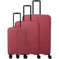 Travelite AIR STRIPE Trolley, 4 wielen, L/M, uitbreidbaar, S, Rood