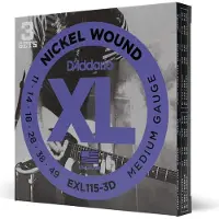D'addario And Co EXL115-3D 11-49 3 Pack