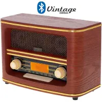 Adler Retro Radio Met Bluetooth AD 1187 - Bruin