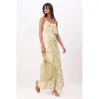 Turkishsouq Jurk geel / groen / oranje / wit