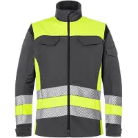 Kübler REFLECTIQ 12088340 Hi Vis Reflecterend Werkjas HEREN Veiligheidsjas Geel Antraciet - Vuilafstotend - Klasse 1