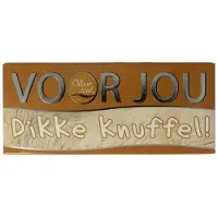 Voor Jou! Wensreep melkchocolade knuffel