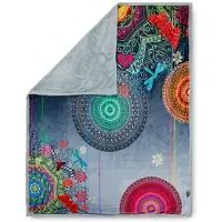 Hip Plaid "Freya" grijs/meerkleurig - 28% | Maat: 130x160 cm | Wonen