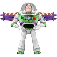 Mattel Disney en Pixar Toy Story 5 actiefiguur van 30 cm - vliegstand Hi-Tech Editie Buzz Lightyear met vleugelactivering en meer dan 35 geluiden - Frans editie