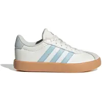 Adidas Schuhe - VL Court 3.0 K - Weiß/Eisblau/Gummi - - 36 2/3 - Schuhe