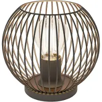 Eglo LED tafellamp 1x E27 | Almanzora | Zwart | 60W
