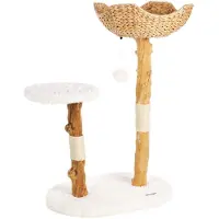 Flamingo Krabpaal – Design Line Fidel – krabpaal kat – krabmeubel – design krabpaal – 75x42x98 cm – beige