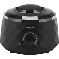 Iwax Waxverwarmer - Waxheater - Wax verwarmer - 400ml 100W voor Ontharing & Paraffine met Instelbare Temperatuur en Uitneembare Bak – Professionele Diamond Zwart