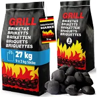 Markenartikel Houtskoolbriketten Set van 9 x 3kg