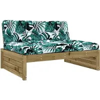 vidaXL Middenbank 120x80 cm geïmpregneerd grenenhout