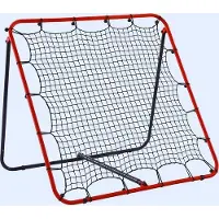 Famanu voetbal rebounder, 4'x4', staal - verstelbaar terugkaatsnet