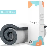 CozySense Topper Matras 120x200 - 8 cm Verkoelend Topmatras - Gel Infused Traagschuim - CertiPUR-US - Wasbare Hoes - Medium Hardheid