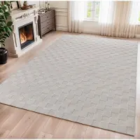 Muratap Vivant chesterfield vloerkleed laagpolig effen - 200x290 cm