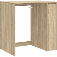vidaXL Wasmachinekast met opslag Sonoma 87 x 60 x 89 cm Bewerkt hout