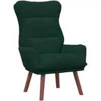 vidaXL Fauteuil Donkergroen 69 x 74 x 93 cm Fluweel