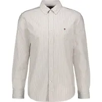 Tommy Hilfiger Overhemd 'HERITAGE' beige / wit