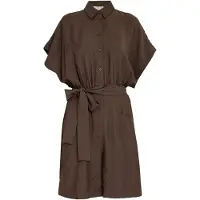 Minus Jumpsuit 'Julia' kastanjebruin