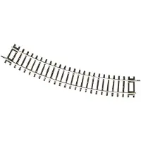 Roco H0 RocoLine (zonder ballastbed) 42422 Gebogen rails 12 stuk(s)