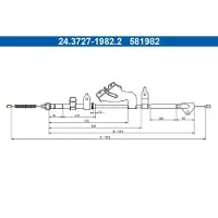 Ate 24.3727-1982.2 Handremkabel