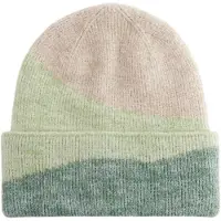Beechfield Soft Wave Beanie - Almond/Pistachio/Dusty Green - One Size