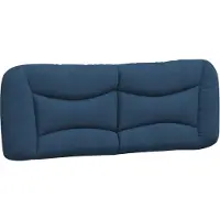 vidaXL Hoofdbordkussen "Hvar" 140 cm stof blauw