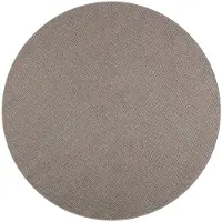 vidaXL Binnen kleed LUGO Crème en Taupe Ø 200 cm Polyester