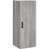 vidaXL Bovenkast 34,5x34x90 cm grijs sonoma eikenkleurig