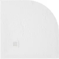 ZEZA Grade Douchebak - 90x90cm - antislip - antibacterieel - mineraalmarmer - kwartrond - mat wit 400000000000009473