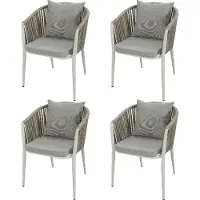 Axi Faye Stoelen Beige – Set 4 stuks
