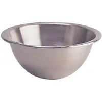 Garcima RVS beslagkom met ronde bodem 30cm